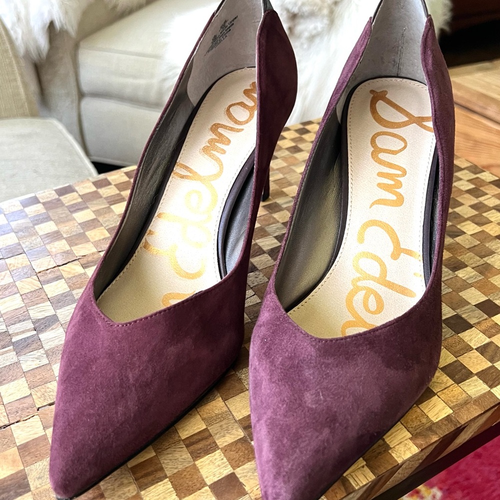 Sam Edelman Women's Merlot Suede Dress Shoe